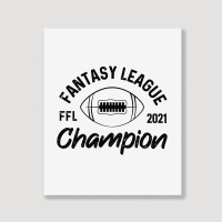 Fantasy League Champion Portrait Canvas Print | Artistshot