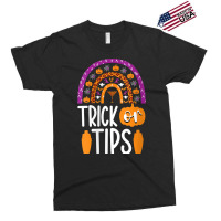 Womens Trick Or Tips Bartender Halloween Bartending Mixologist V Neck Exclusive T-shirt | Artistshot