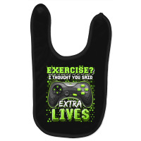 Extra Lives Video Game Controller Retro Gamer Boys Baby Bibs | Artistshot