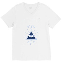 Womens Todd Rundgren's Utopia Eye Tee Officially Licensed V Neck T Shi V-neck Tee | Artistshot