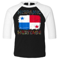 Hispanic Heritage Month Panama Flag Latino Panamanian Pride T Shirt Toddler 3/4 Sleeve Tee | Artistshot