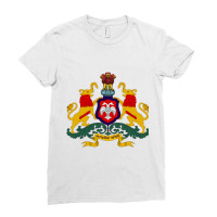 Karnataka Coat Of Arms, India Ladies Fitted T-shirt | Artistshot