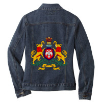 Karnataka Coat Of Arms, India Ladies Denim Jacket | Artistshot