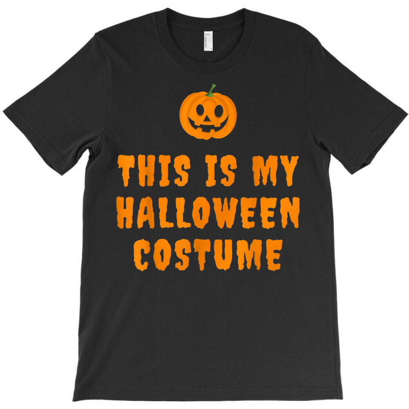 This Is My Lazy Halloween Costume With Jack O Lantern T-shirt | Artistshot