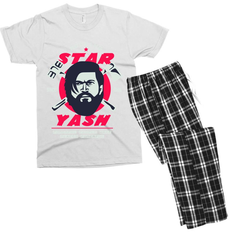 Kgf Yash Rocking Star Design Men's T-shirt Pajama Set by RILEYALLEN | Artistshot