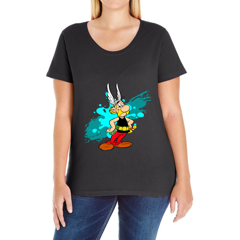 Asterix Ladies Curvy T-Shirt by gugurdaun | Artistshot