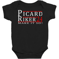 Picard Riker 2024 Make It So T Shirt Baby Bodysuit | Artistshot