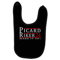 Picard Riker 2024 Make It So T Shirt Baby Bibs | Artistshot