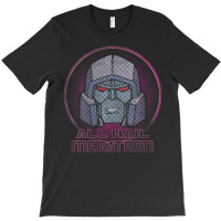 Transformers All Hail Megatron Portrait V-neck T-shirt | Artistshot