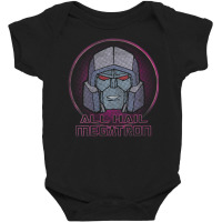 Transformers All Hail Megatron Portrait V-neck Baby Bodysuit | Artistshot