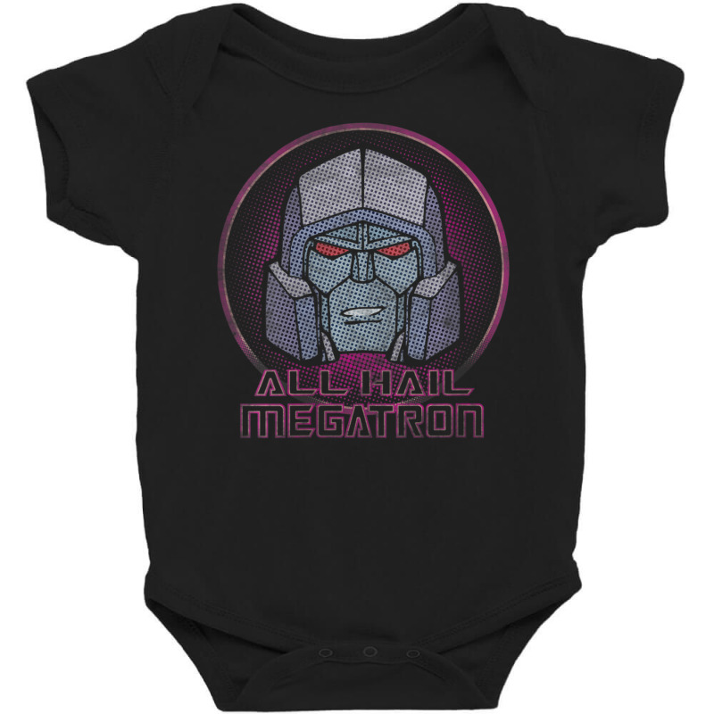 Transformers All Hail Megatron Portrait V-neck Baby Bodysuit | Artistshot