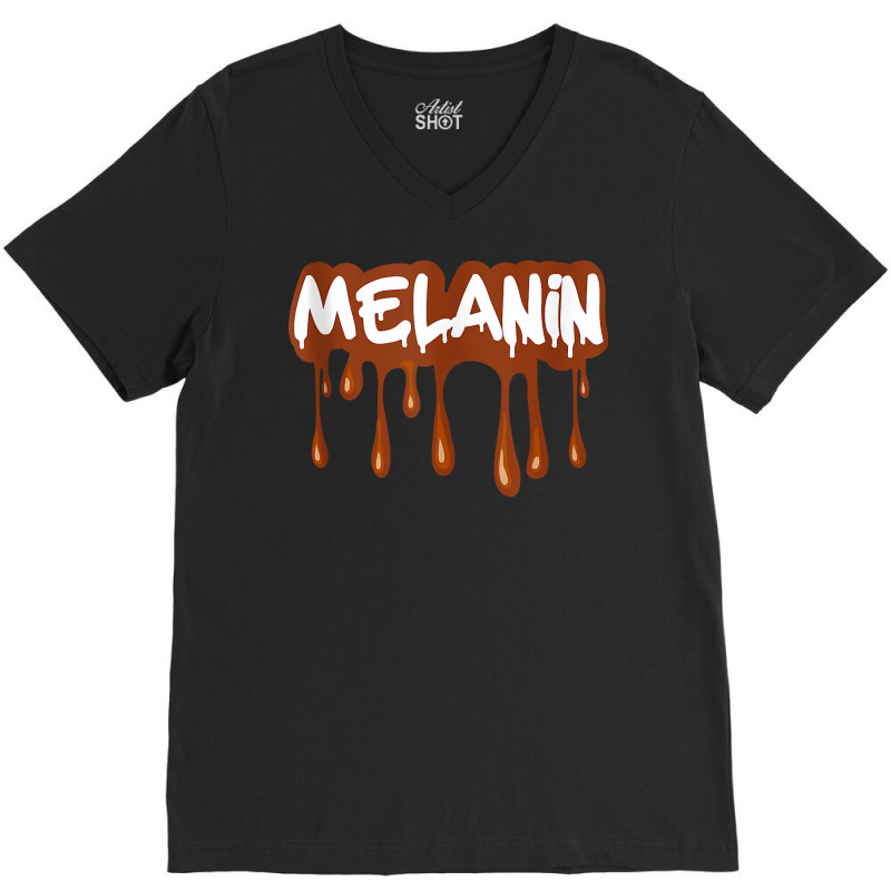 Melanin Drippin Blm Black Lives Matter Black Pride Tank Top V-neck Tee | Artistshot