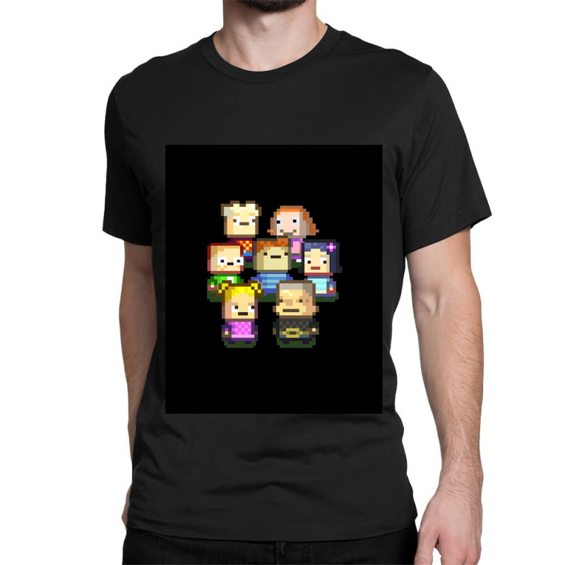 Graphic Kindergarten Game Characters Art Png Classic T-shirt by cm-arts | Artistshot