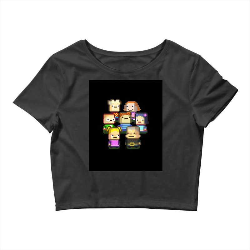 Graphic Kindergarten Game Characters Art Png Crop Top by cm-arts | Artistshot