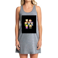 Graphic Kindergarten Game Characters Art Png Tank Dress | Artistshot