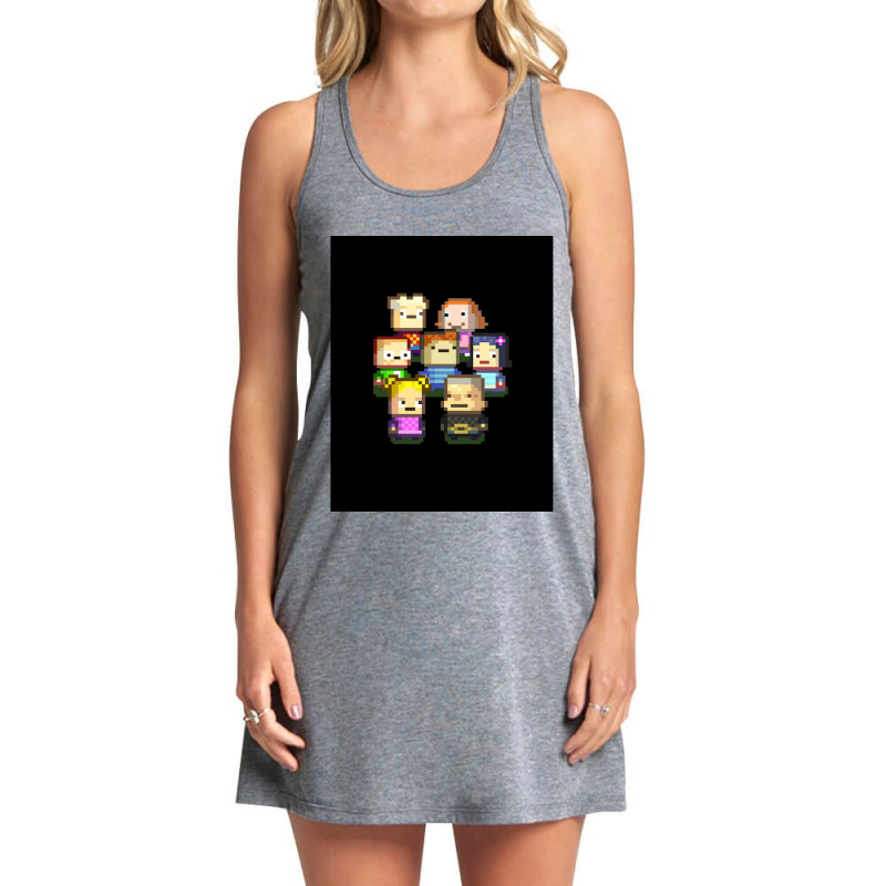 Graphic Kindergarten Game Characters Art Png Tank Dress by cm-arts | Artistshot