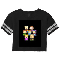 Graphic Kindergarten Game Characters Art Png Scorecard Crop Tee | Artistshot