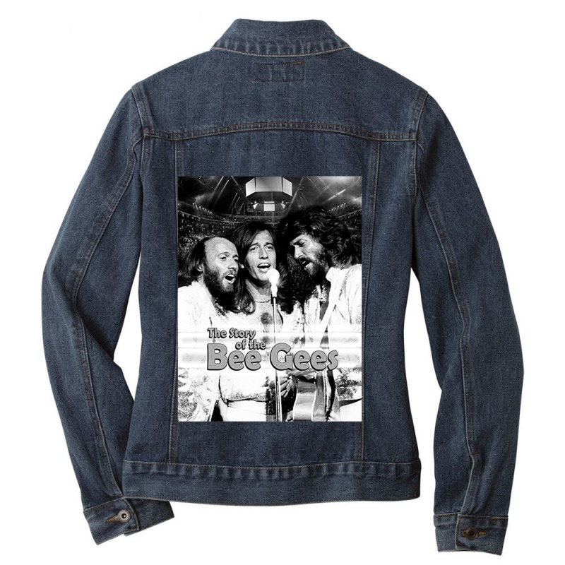 Beegees Ladies Denim Jacket by DAVIDMORRIS | Artistshot