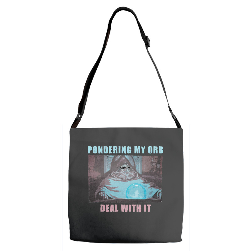 Don't Talk To Me Until I've Pondered Adjustable Strap Totes | Artistshot