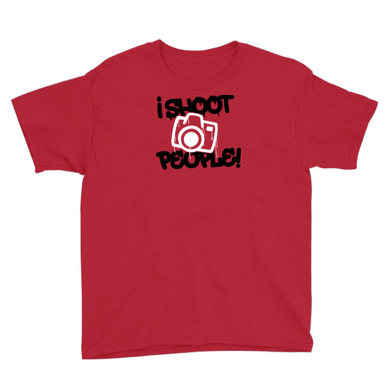 I Shoot People  Funny Photography Youth Tee by namasari | Artistshot