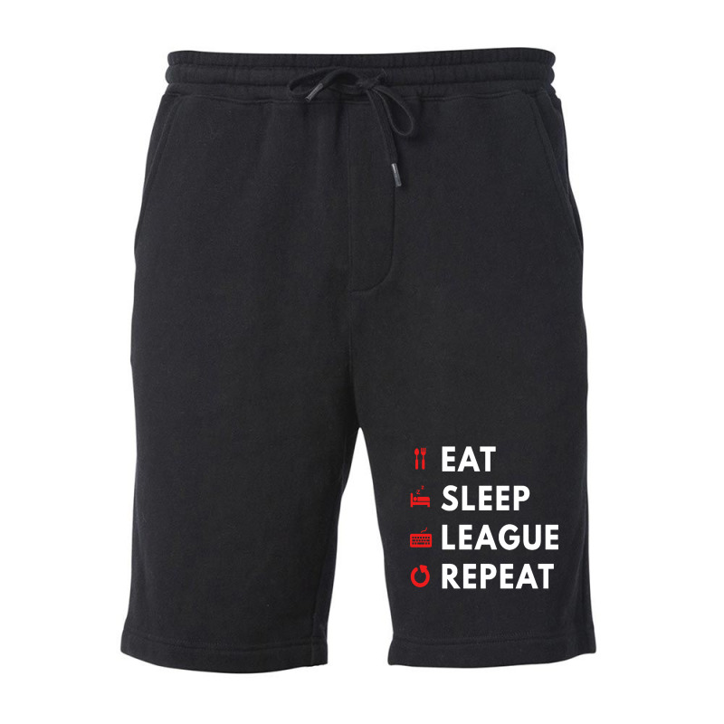 League Of Legends Song Repeat Fleece Short by david stropher | Artistshot