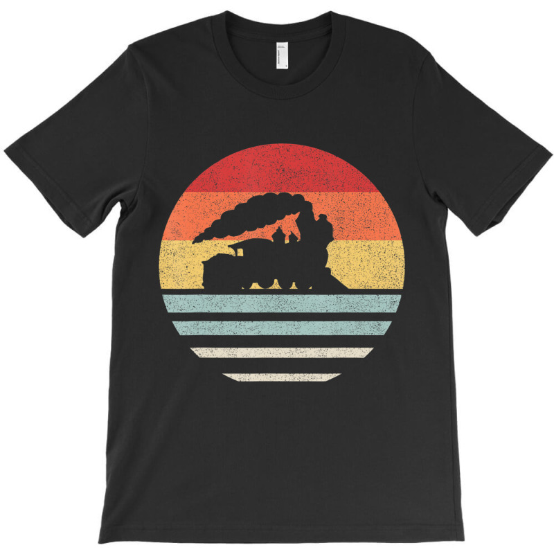 Retro Train Trains Lover Steam Train Vintage T-shirt | Artistshot