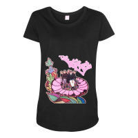 Beegees1970s Maternity Scoop Neck T-shirt | Artistshot