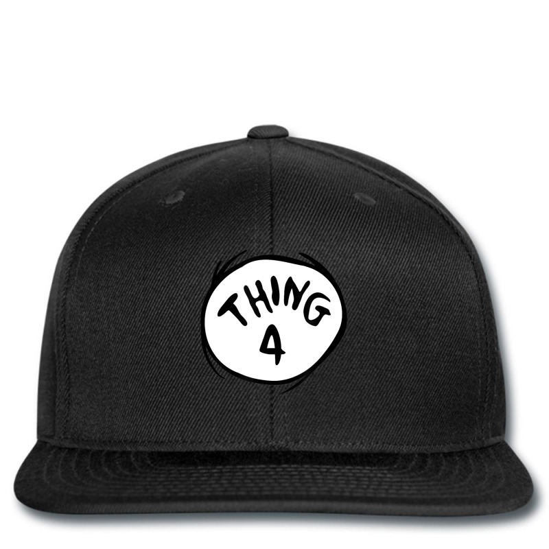 Dr. Seuss Thing 4 Emblem Color Option Printed Hat | Artistshot