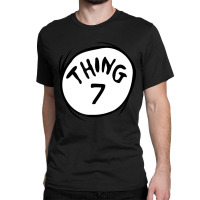 Dr. Seuss Thing 7 Emblem Red Classic T-shirt | Artistshot