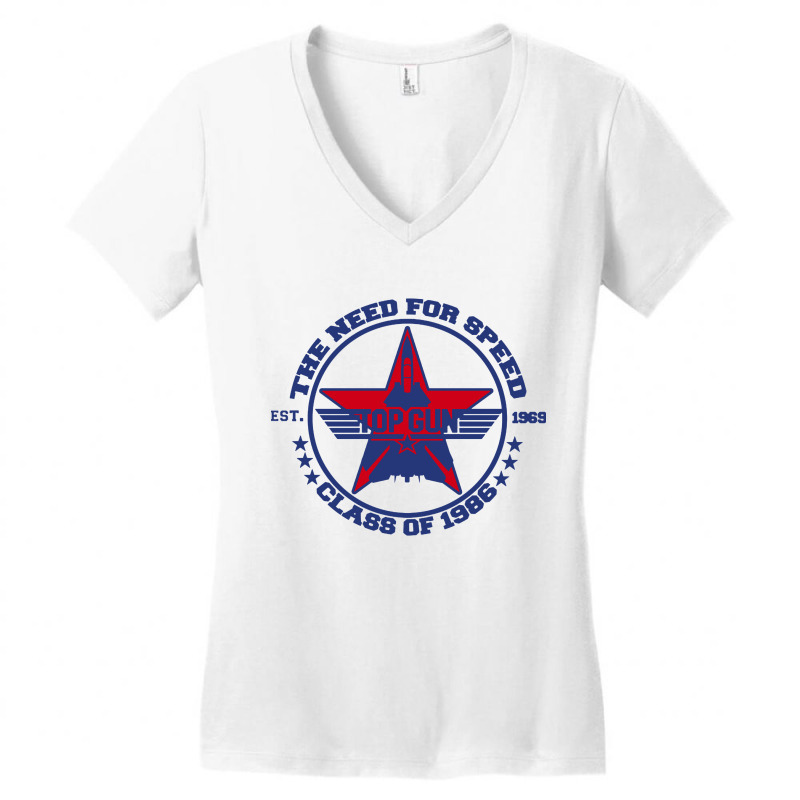 Top Gun Class Of 1986 Women's V-Neck T-Shirt by Koiku | Artistshot