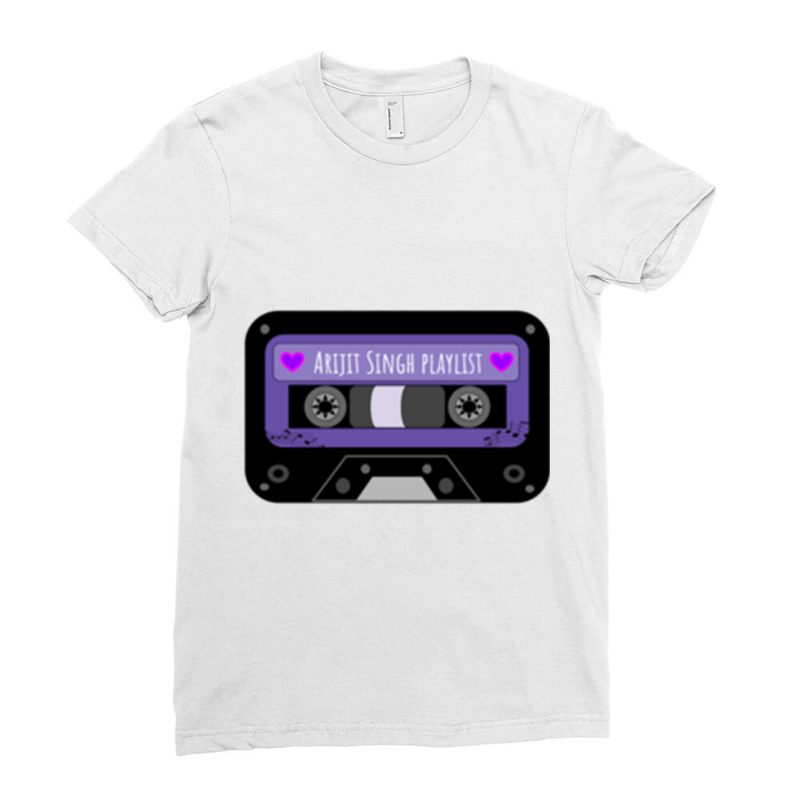 Arijit Singh Playlist Ladies Fitted T-Shirt by RILEYALLEN | Artistshot