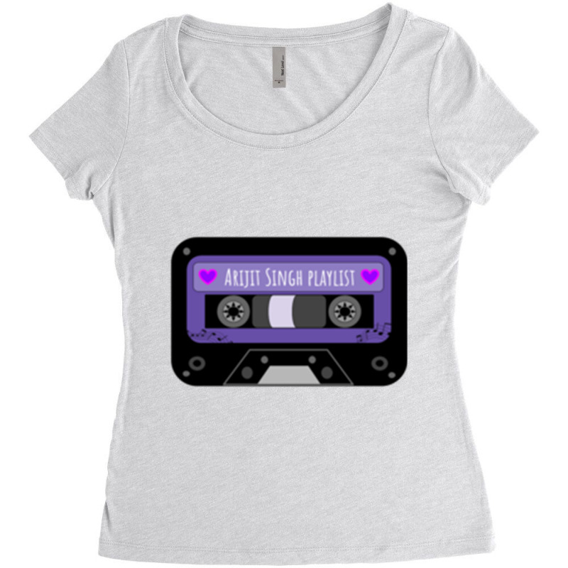 Arijit Singh Playlist Women's Triblend Scoop T-shirt by RILEYALLEN | Artistshot