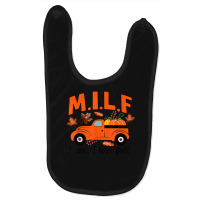 Milf Man I Love Fall Funny Seasonal Truck Pumpkin Autumn Baby Bibs | Artistshot