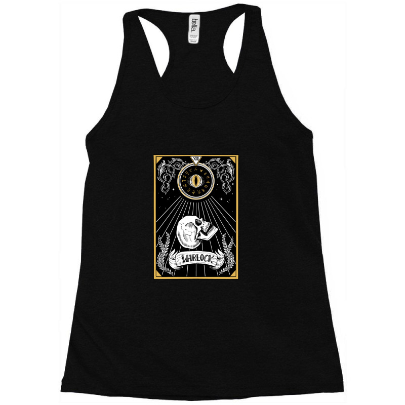 Dnd Warlock Tarot Racerback Tank by BrettHaralson | Artistshot