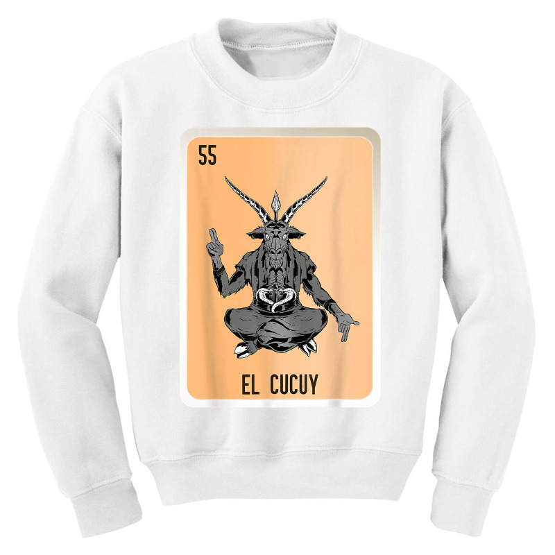 El Cucuy Mexican Slang Lottery Bingo Cards T Shirt Youth Sweatshirt by cm-arts | Artistshot