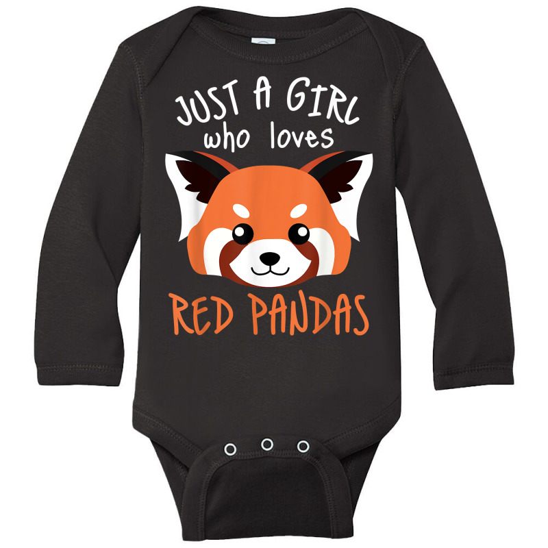 Red Panda Plushie Red Panda Tail Cute Red Panda Stuffed Toy T Shirt Long Sleeve Baby Bodysuit by cm-arts | Artistshot