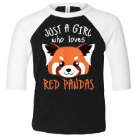 Red Panda Plushie Red Panda Tail Cute Red Panda Stuffed Toy T Shirt Toddler 3/4 Sleeve Tee | Artistshot