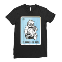 El Muneco De Vudu Mexican Slang Lottery Bingo Cards T Shirt Ladies Fitted T-shirt | Artistshot