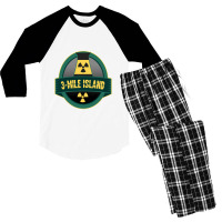 3 Mile Island  Addams Family Travel Badge   Addams Family Men's 3/4 Sleeve Pajama Set | Artistshot