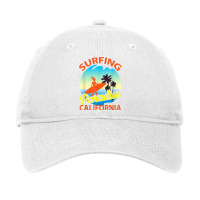 Surfing Paradise California Surfing T Shirt Adjustable Cap | Artistshot