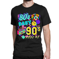 Retro 80's Baby 90's Made Me Vintage Classic T-shirt | Artistshot