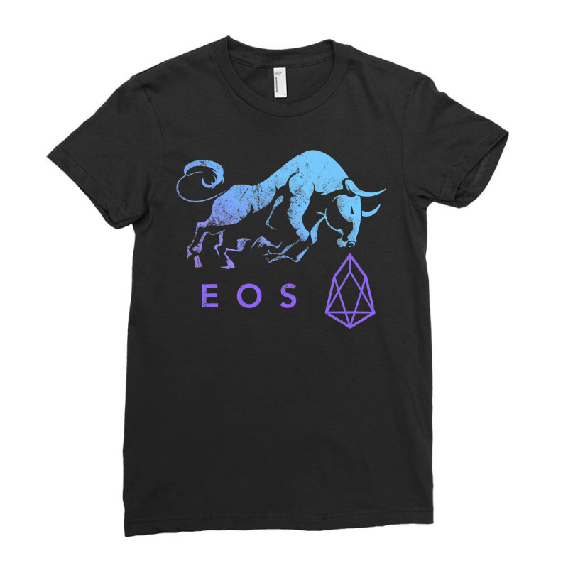 Eos Crypto Trade Bullrun Hodl To Be Blockchain Millionaire Ladies Fitted T-Shirt by thutrinh | Artistshot