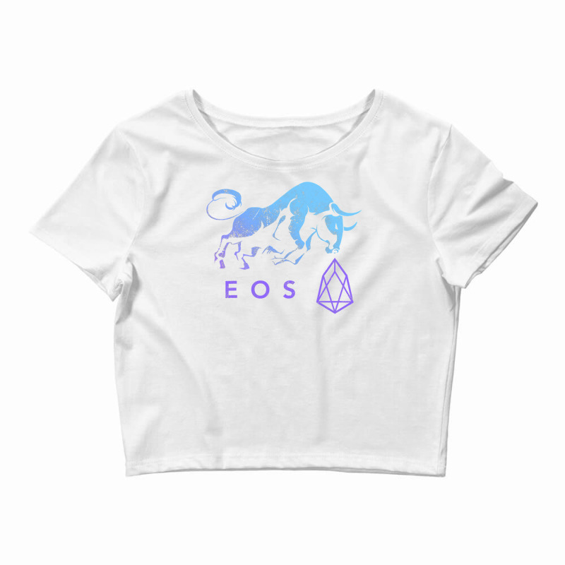 Eos Crypto Trade Bullrun Hodl To Be Blockchain Millionaire Crop Top by thutrinh | Artistshot