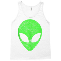 Green Alien Head Distressed Vintage Storm Area 51 Tank Top Tank Top | Artistshot