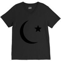 Pti Flag Sticker V-neck Tee | Artistshot