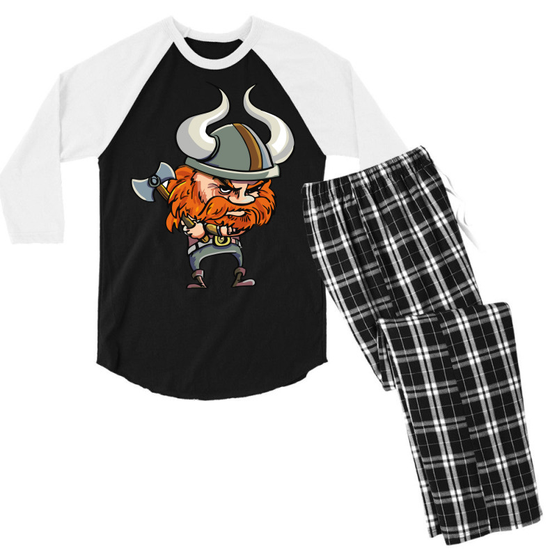 The Viking Men's 3/4 Sleeve Pajama Set by rchikudo | Artistshot