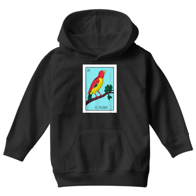 El Pajaro Lottery Card Gift The Bird Card Mexican Lottery T Shirt Youth Hoodie by cm-arts | Artistshot