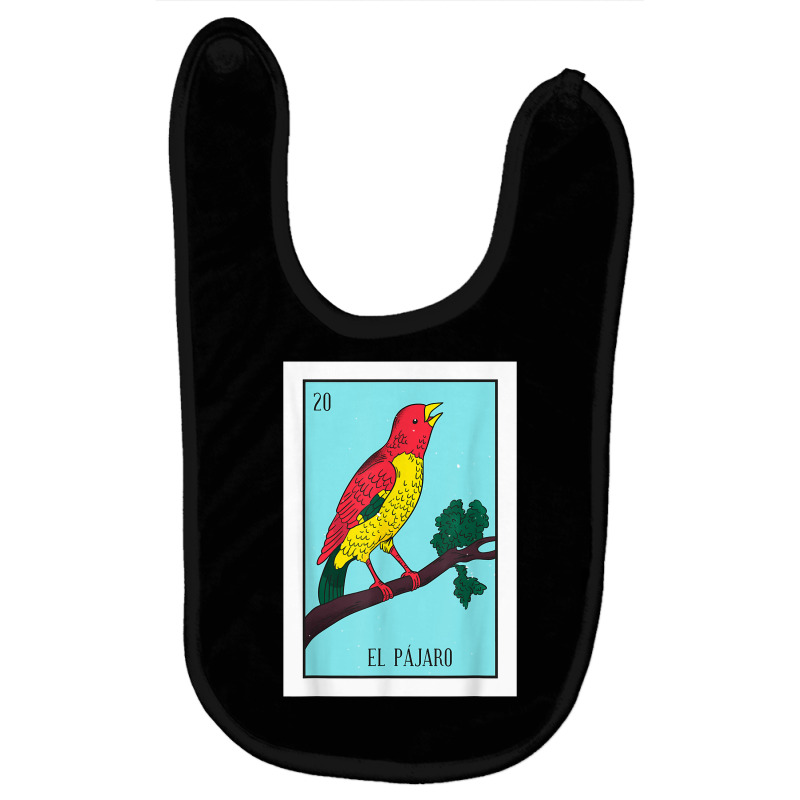 El Pajaro Lottery Card Gift The Bird Card Mexican Lottery T Shirt Baby Bibs by cm-arts | Artistshot