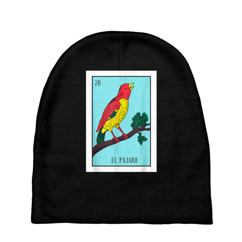 El Pajaro Lottery Card Gift The Bird Card Mexican Lottery T Shirt Baby Beanies by cm-arts | Artistshot