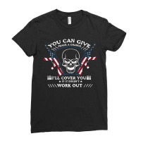 You Can Give Peace A Chance Ill Cover You If Doesnt Work Out Ladies Fitted T-shirt | Artistshot